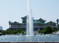 朝鲜喷水公园